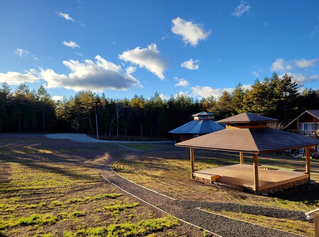 瞑想棟は、新しく東屋として生まれ変わりました。 イメージ